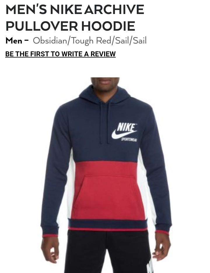 nike archive pullover hoodie