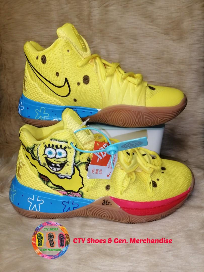 Kids kyrie spongebob shoes hot sale