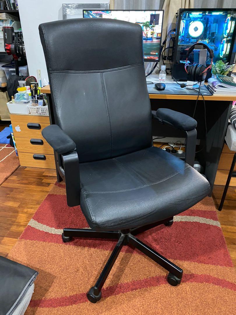 Office Chair Ikea Kerusi Office Millbergert Home Furniture Furniture On Carousell