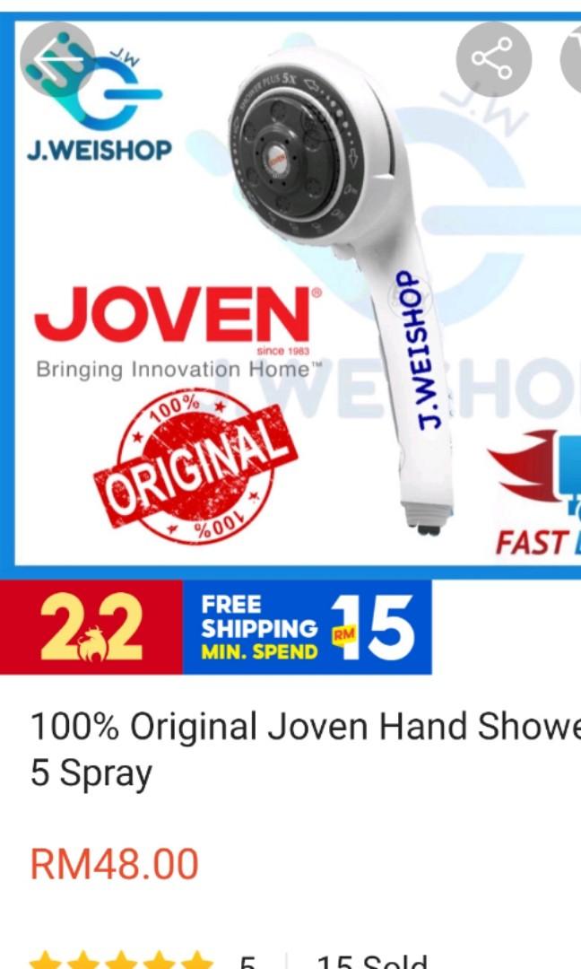 Original joven shower head, Everything Else, Others on Carousell
