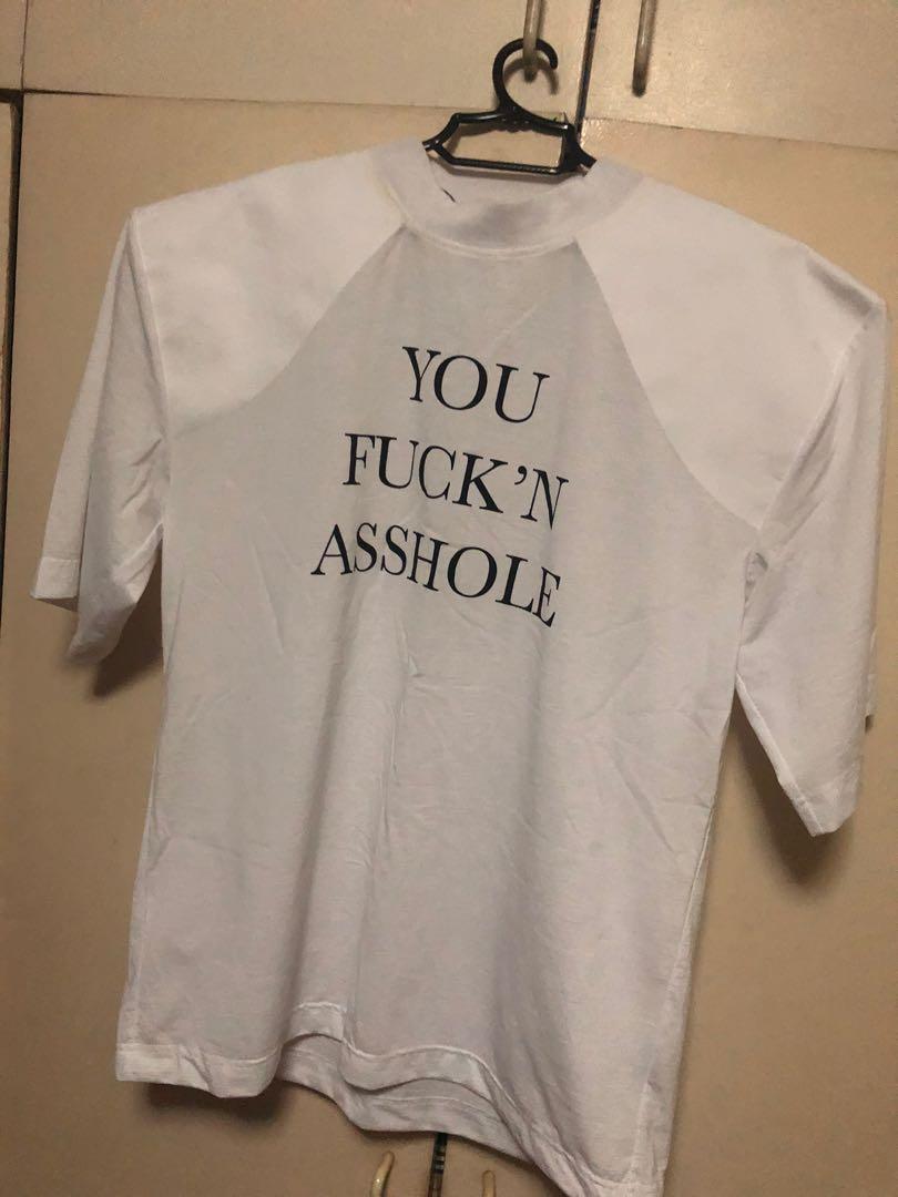 格安100%新品VETEMENTS Tシャツ You fuckn asshole 希少 - トップス