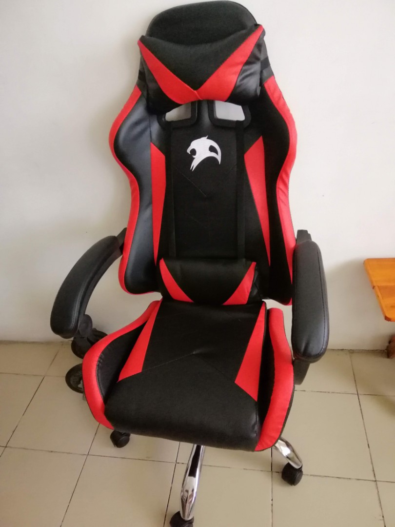 Panther Gaming Chair Nightfall Series Steel Footing Furniture Home Living Furniture Chairs On Carousell