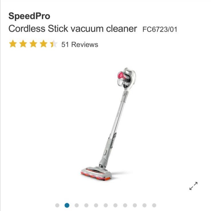 Philips SpeedPro Cordless Stick vacuum cleaner FC6723 01 TV Home Appliances Vacuum Cleaner Housekeeping on Carousell