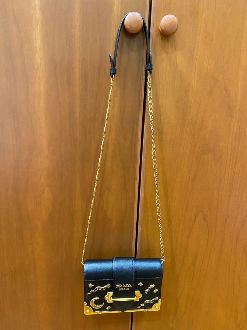 Prada Cahier Moon and Stars Astrology Small Crossbody Bag