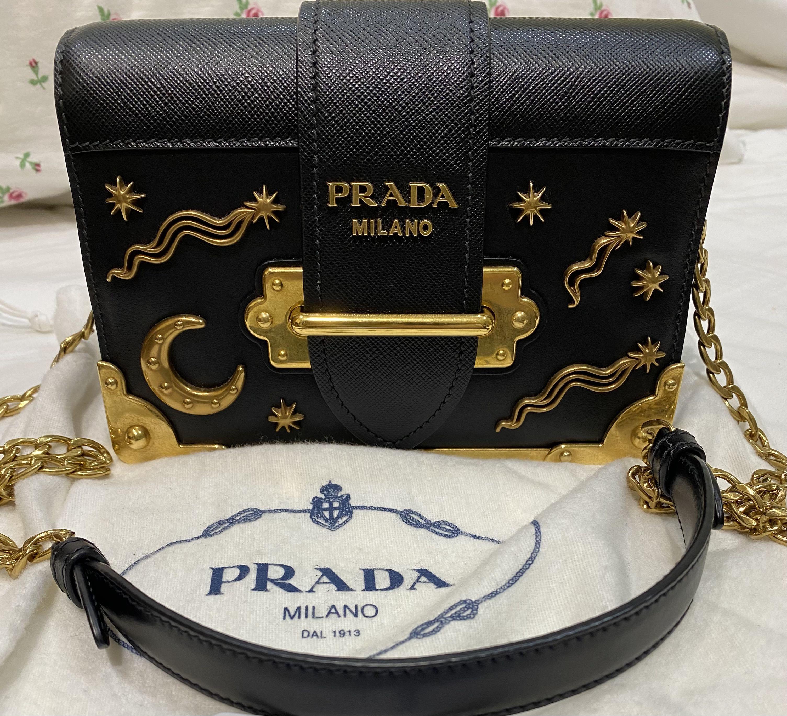 Prada Cahier Bag, Luxury, Bags & Wallets on Carousell