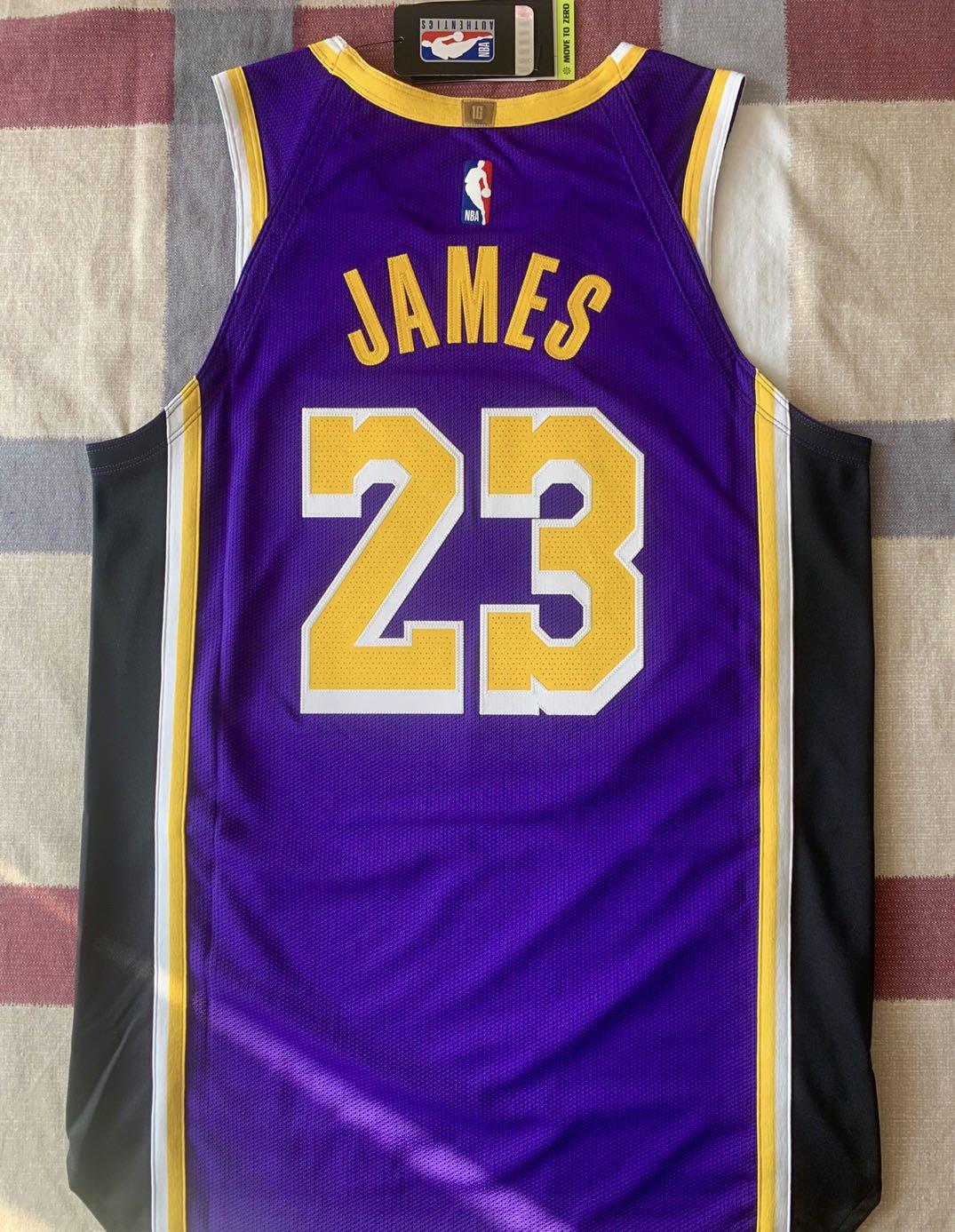 Pre Order Authentic NBA Lebron James Player Edition Lakers Jersey