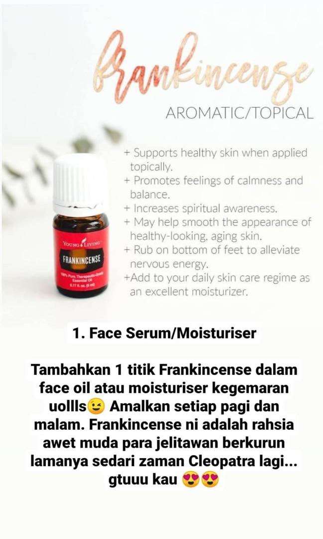 Promo Frankincense 5ml Young Living Health Beauty Skin Bath Body On Carousell