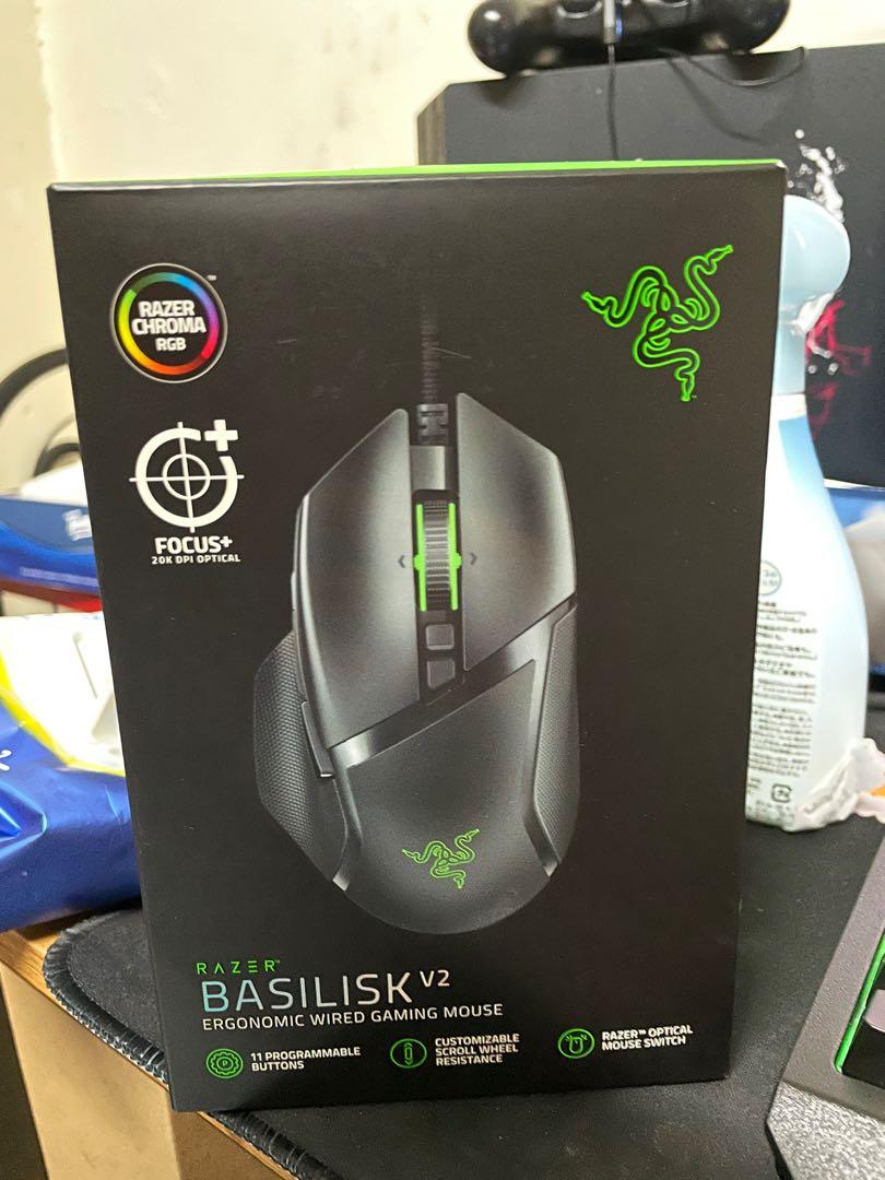 Razer Basilisk V2 滑鼠全新拆盒ed 有保養岩岩買 電子產品 電腦 平板電腦 Carousell