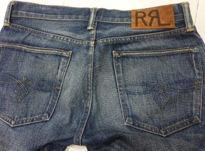 Rrl selvedge top denim jeans