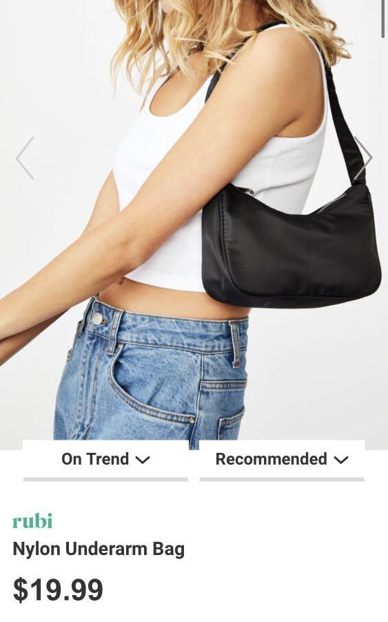 Rubi Nylon Underarm bag like prada style Women s Fashion Bags Wallets Cross body Bags on Carousell