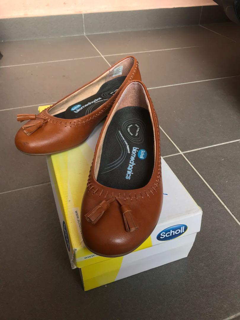 Scholl Biomechanics (Brown), Women's Fashion, Footwear, Flats on