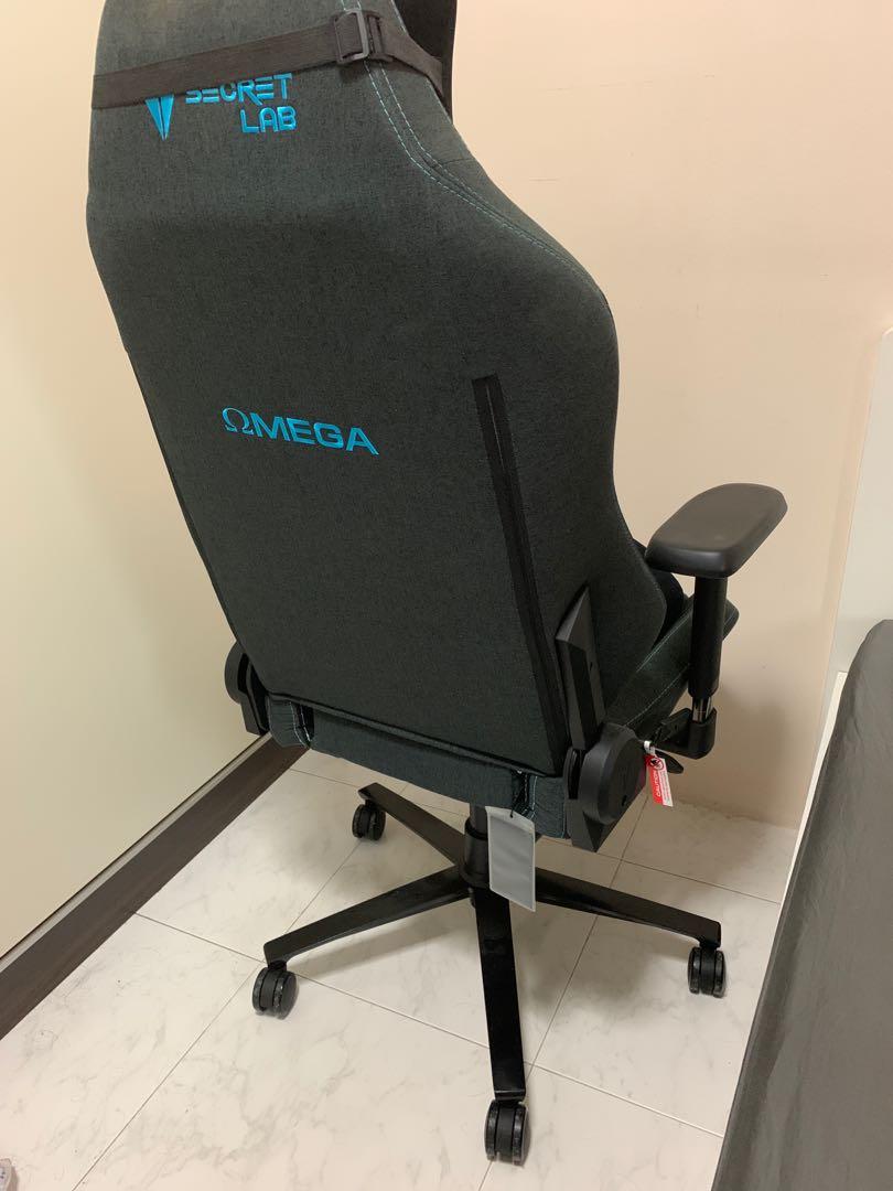 Secretlab OMEGA 2020 Softweave Fabric Charcoal Blue, Furniture & Home