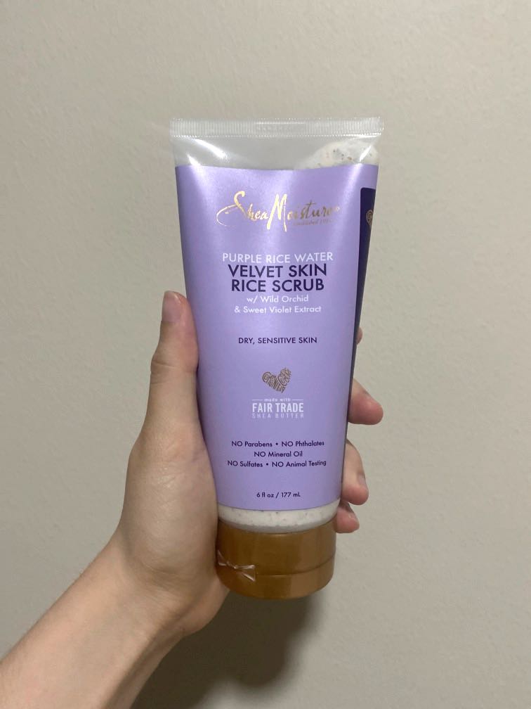 shea moisture lavender and wild orchid scrub
