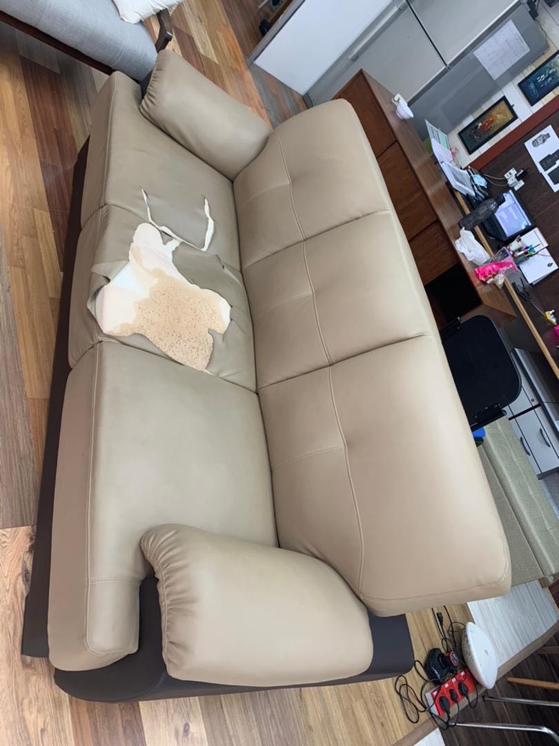 Sofa refurbish, Furniture & Home Living, Furniture, Sofas on Carousell