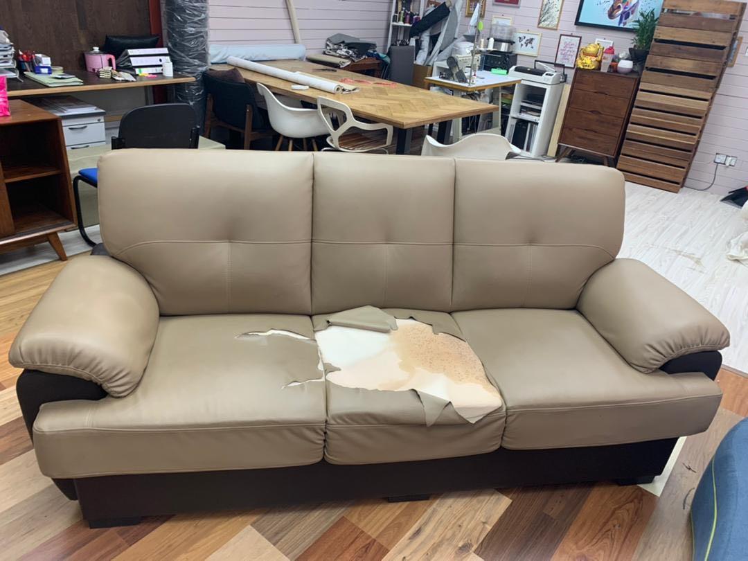 Sofa refurbish, Furniture & Home Living, Furniture, Sofas on Carousell