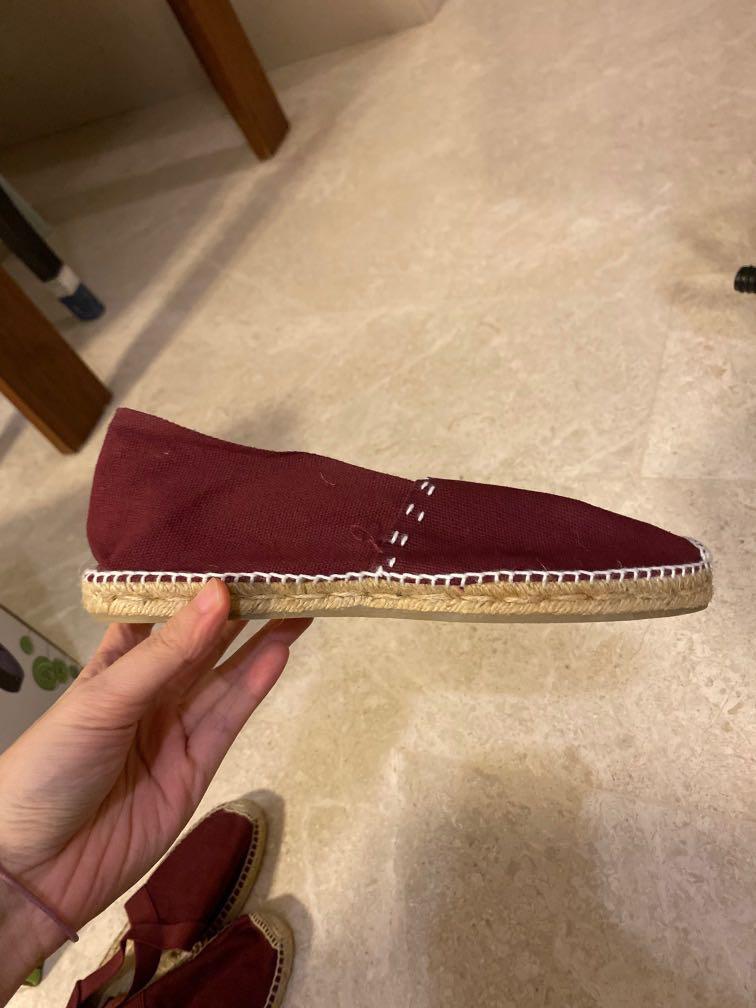 Maroon espadrilles clearance