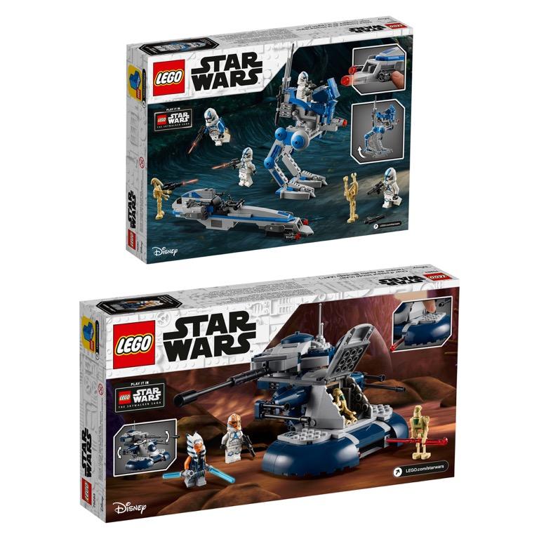 Special Bundle Sale LEGO Star Wars 75280 75283 501st Legion Clone Troopers Armoured Armored Assault Tank AAT Hobbies Toys Toys Games on Carousell