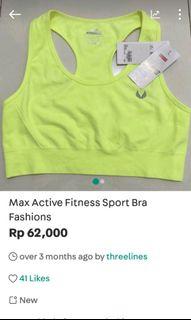 Sport bra max adidas nike bershka uniqlo h&m stradivarius cotton on cotton ink