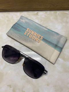 Sunnies Studios Sunglasses Aviator Style Black Lens