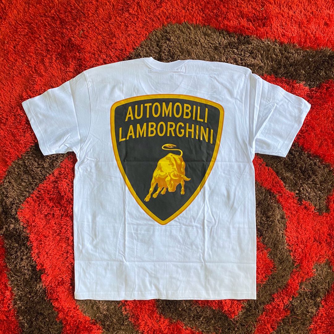 Supreme Lamborghini Tee, Men's Fashion 