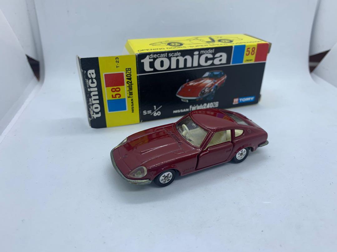 Tomy Tomica 黑盒58 Nissan Fairlady 240zg Japan 日本製1f 玩具 遊戲類 玩具 Carousell