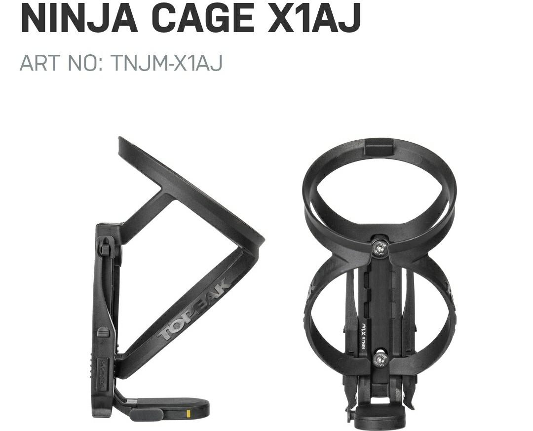 Topeak Ninja Master+ X1AJ Water Bottle Cage | Includes Tire Levers
