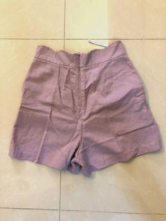 Topshop Purple Wide Shorts