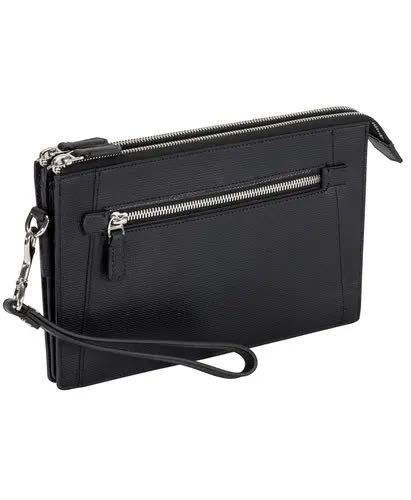 tumi double zip clutch