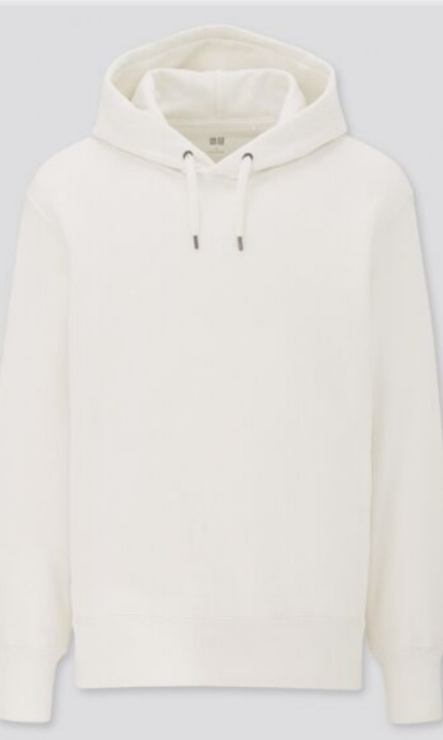All white pullover hoodie online