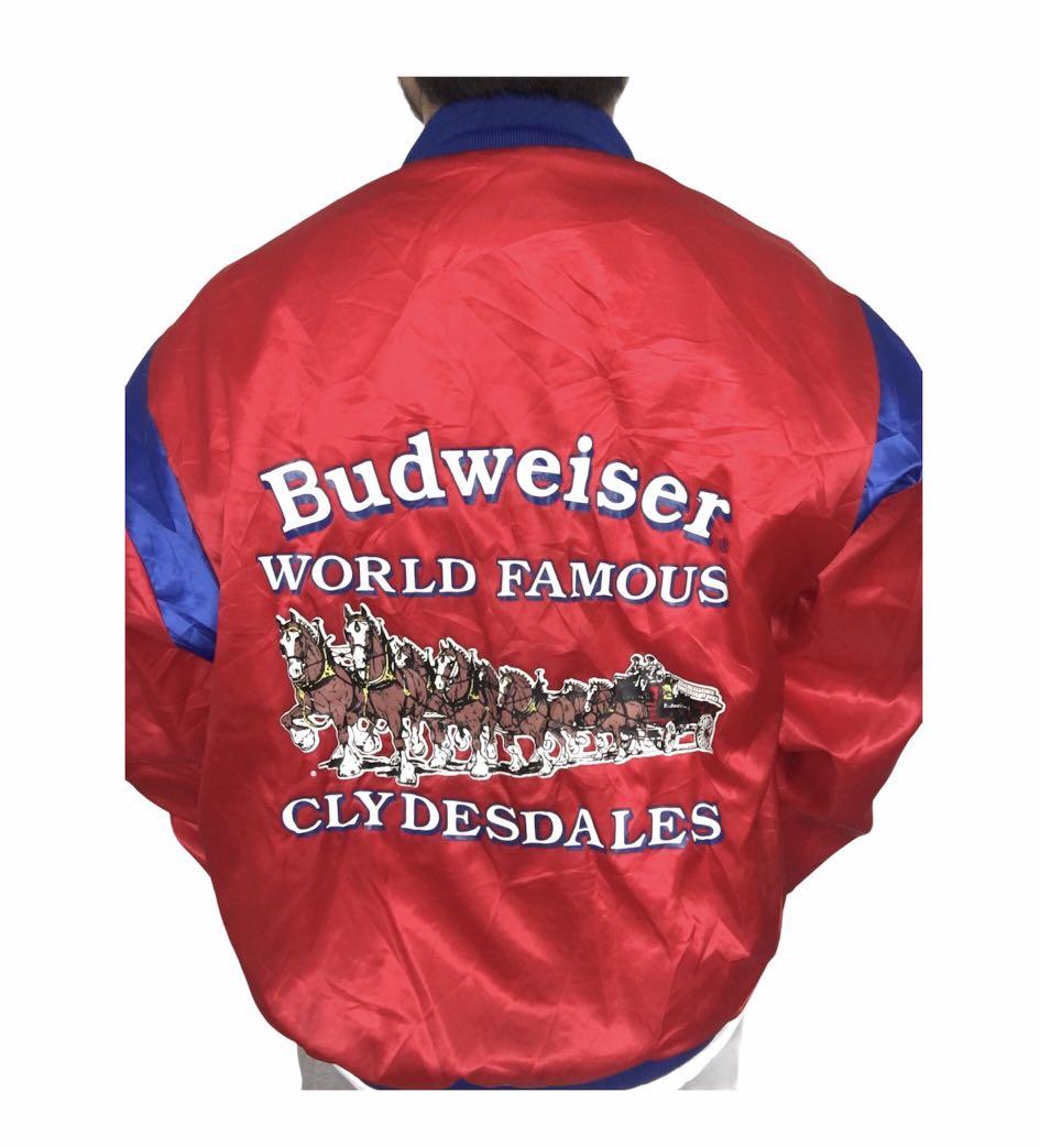 budweiser bomber jacket