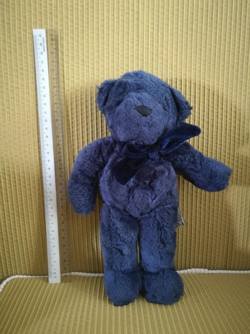 Vintage blue teddy bear sales