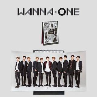 Wanna one 2018 Calendar Loterria