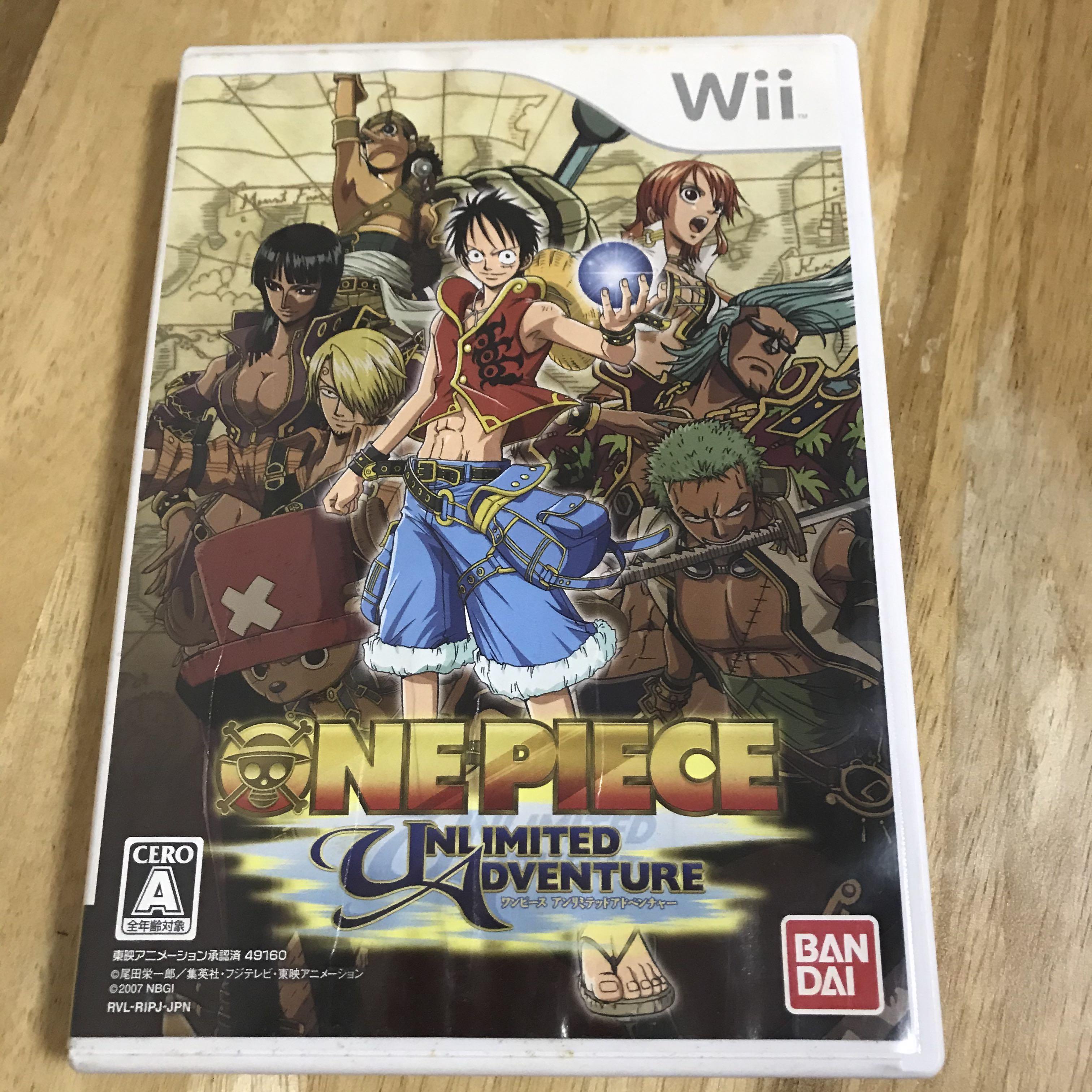 Wii航海王 電玩 電玩遊戲在旋轉拍賣