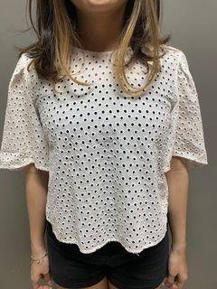 ZARA white blouse
