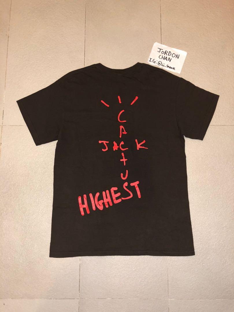 [100% Legit] Travis Scott X Jordan Cactus Jack Highest Tee Brown