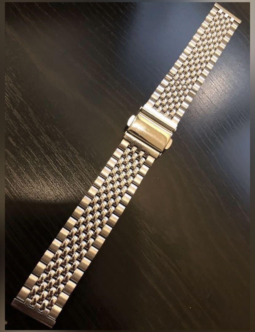 Invella 22mm Jubilee Style Curved Bracelet Watch Strap  Invella