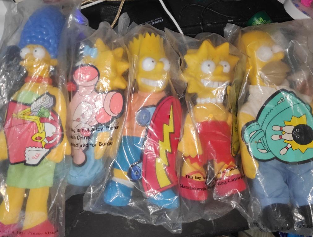 1990 Burger King Simpson Dolls