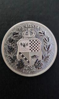 1 Oz ALLEGORIES Germania 2019 .999 Fine silver coin