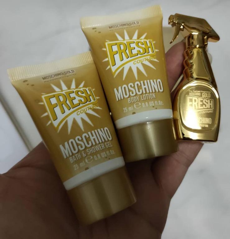 Moschino gold gift set new arrivals