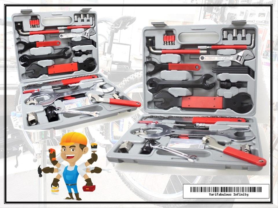 Repair Toolkit Universal Bicycle Tool Set 44 Pieces Amazon Basics