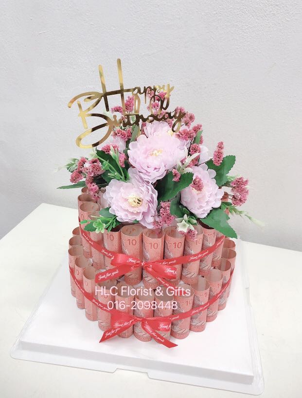 双层钱蛋糕花盒 Design Craft Others On Carousell