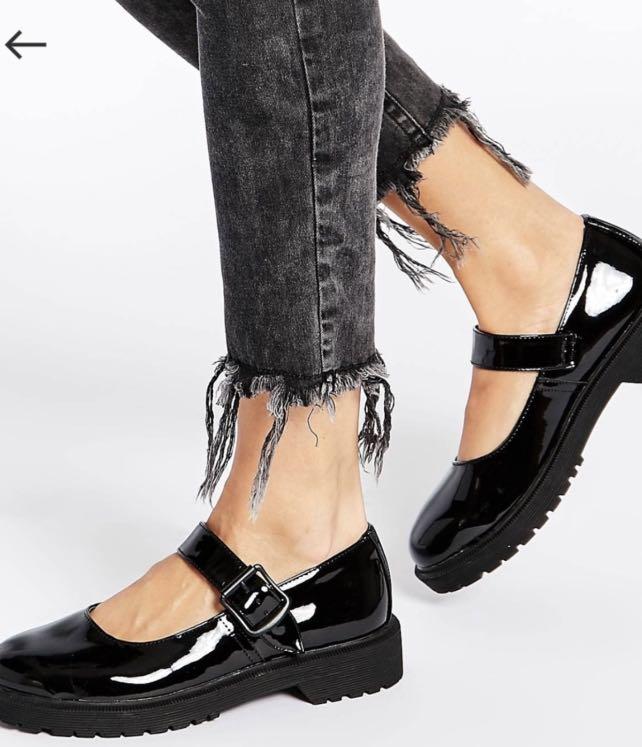 H M Divided Chunky Mary Jane Shoes Women s Fashion Footwear