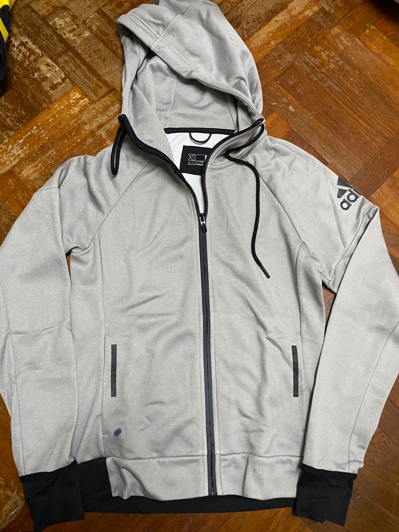 grey adidas jacket