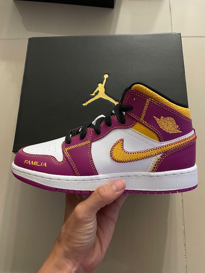 Air Jordan 1 Mid Familia GS Women s Fashion Footwear Sneakers on Carousell