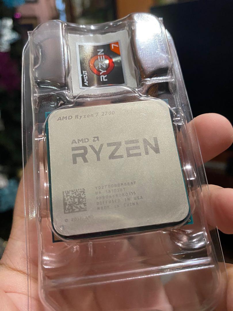 AMD RYZEN 2700 8-Core 3.2 GHz 4.1 GHz Max Boost), Computers  Tech,  Parts  Accessories, Computer Parts on Carousell