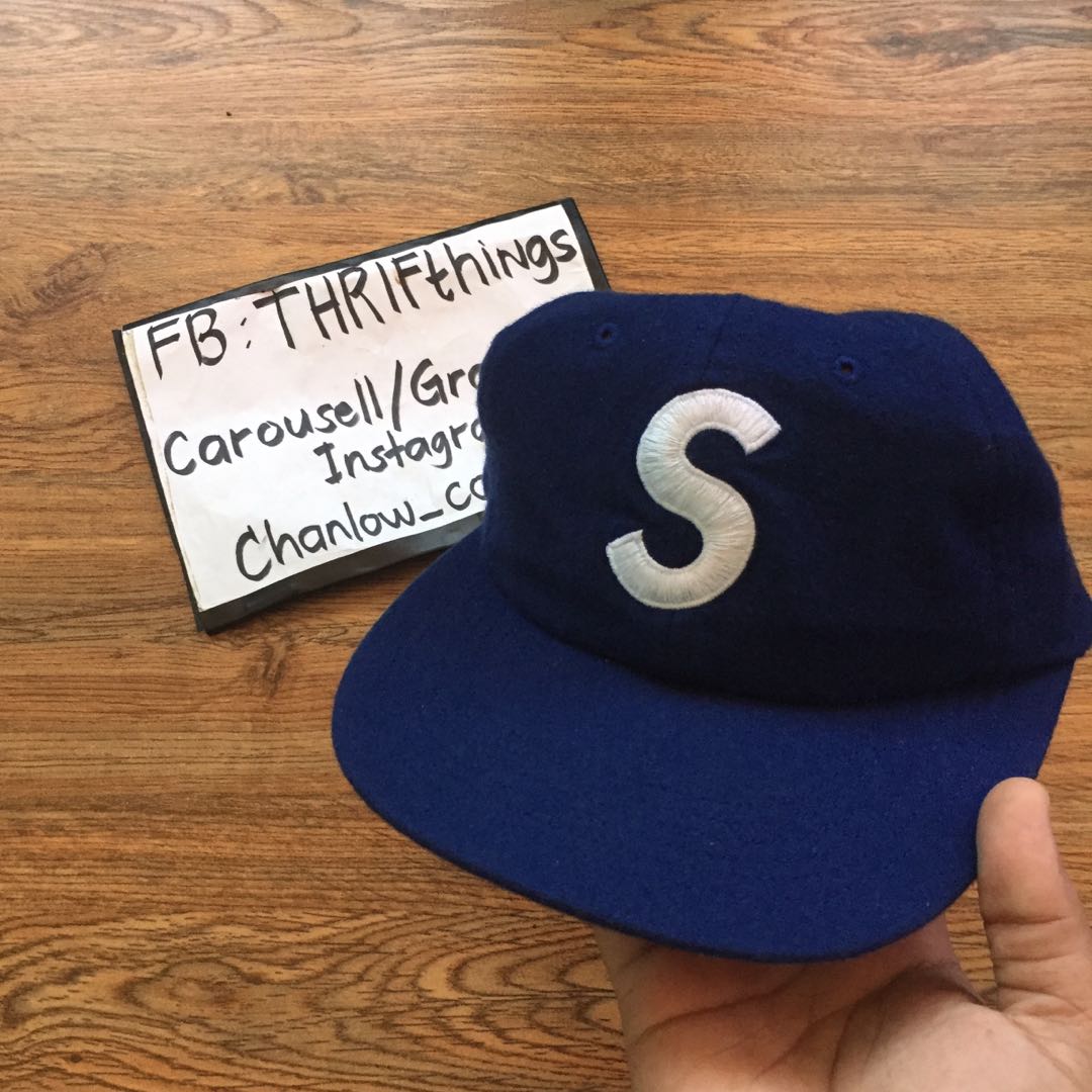 Authentic Supreme Wool S Logo Hat FW 15 