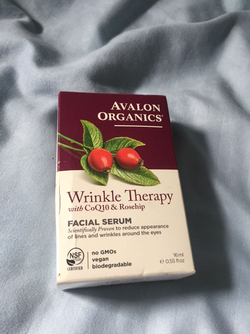 avalon organics wrinkle therapy facial serum