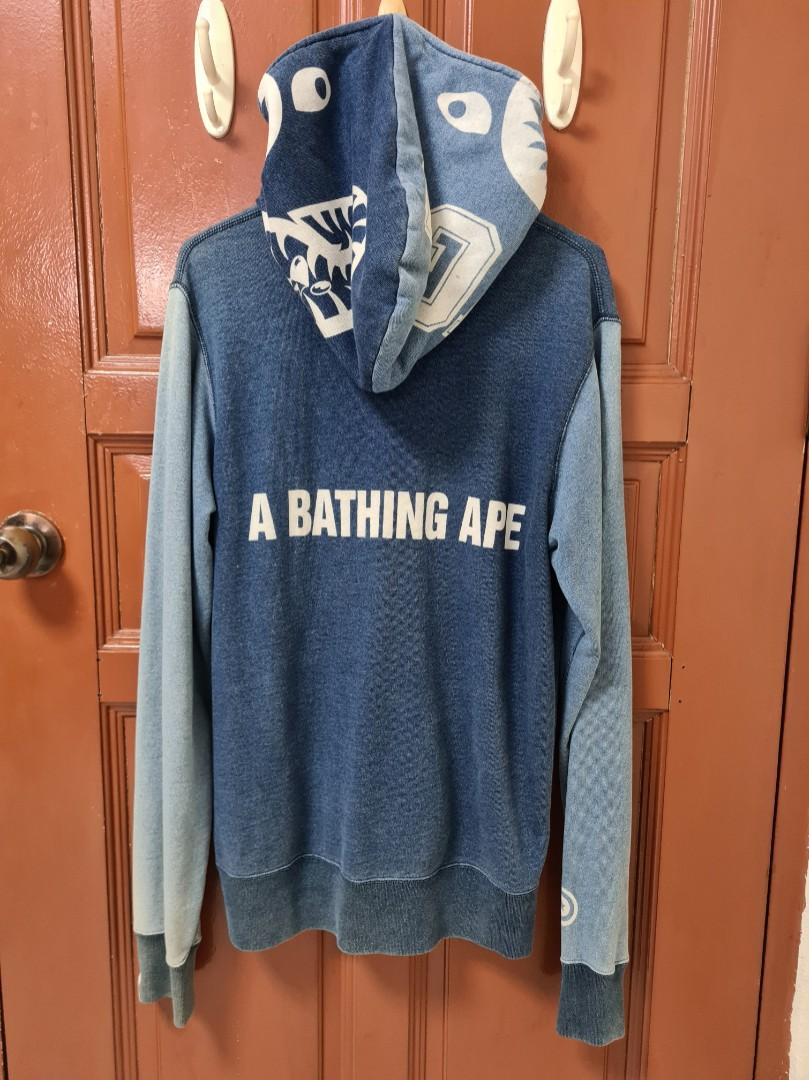 Bape indigo shark hoodie 2025