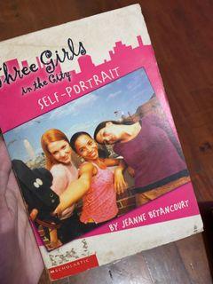 BOOK SALE OLD BOOKS - YA BOOK - Three Girls in the City: Self-Portrait by jeanne Betancourt