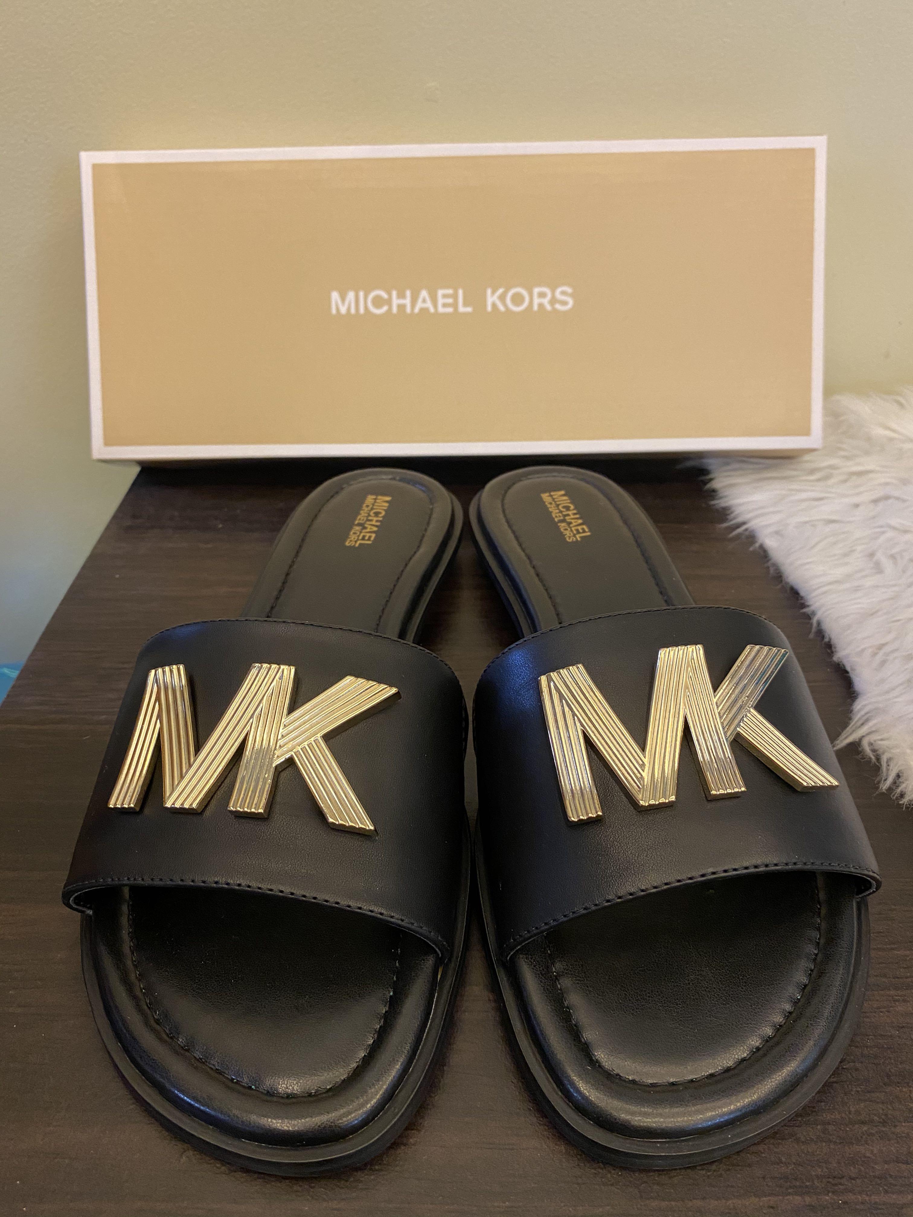 michael kors deanna leather sandal